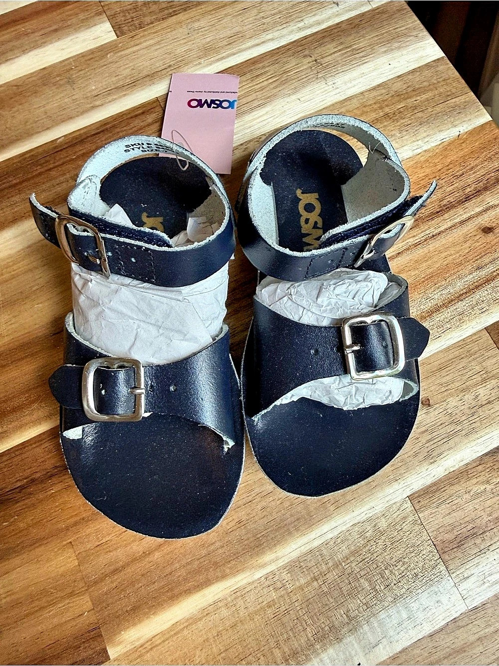 NWT Josmo Navy Blue Sandals toddler size 7